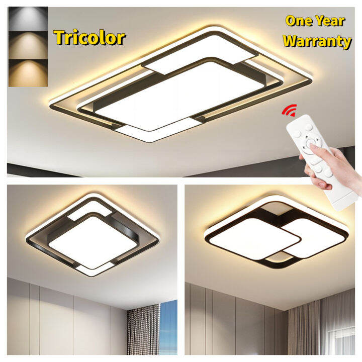 Modern Design LED Ceiling Light 3Colors Dimming /Remote Control Room Light Bedroom Light Ceiling