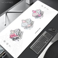 ☬❃ White Art Sushi Suitchi Deskmat Rubber Mat Sushi Shaft Personalized Table Mause Pad Company Mouse Mats Minimalist Mousepad Xxl