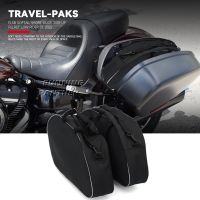 Motorcycle Saddle Bag Luggage Rack Liner Saddlebag For FLSB Softail Sport Glide 2018 2021 2020 FXLRST Low Rider ST 2022