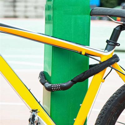 Bicycle Lock  Chain Lock for Mountain Bike Portable Anti-theft Black Electric Bike Password Locks