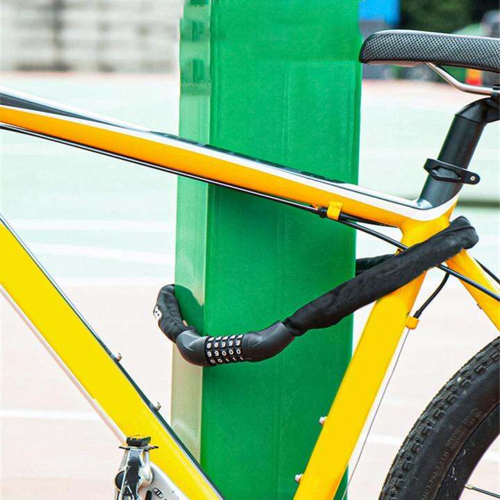 bicycle-lock-chain-lock-for-mountain-bike-portable-anti-theft-black-electric-bike-password-locks