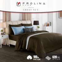 Frolina ปลอกหมอนข้าง ขนาด 14x44 นิ้ว  รุ่น Moderna 620 Thread Count  สีพื้น - มี 6 สี  จำนวน 1 ชิ้น