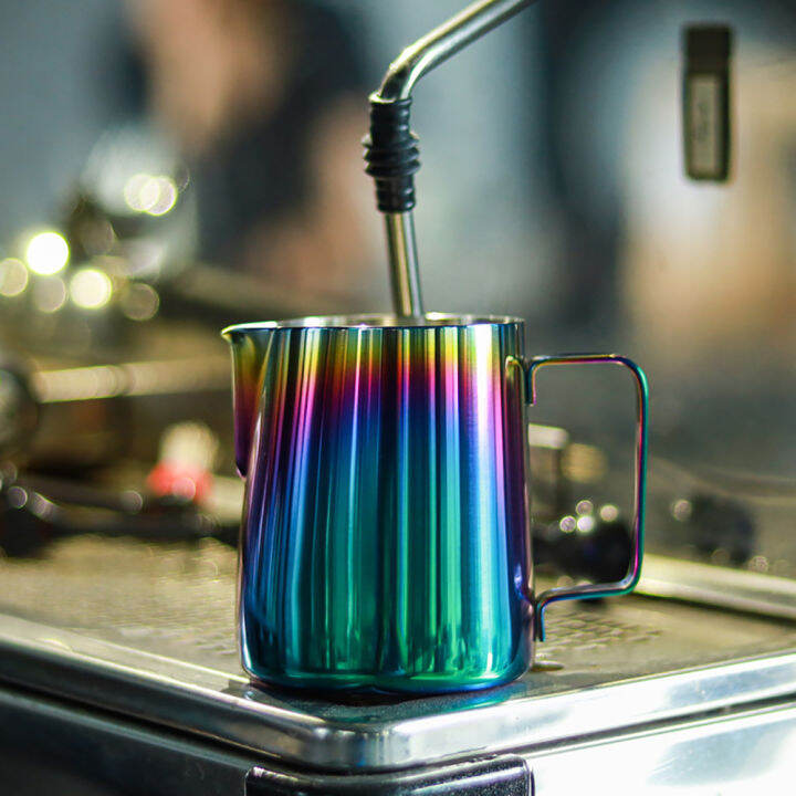 colorful-coffee-espresso-pitcher-creamer-macchiato-cappuccino-art-maker-pitcher-cup-stainless-steel-milk-frothing-jug-350600ml