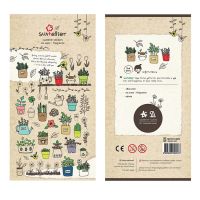 【YF】❉♞  Korean Import Original Suatelier Potted Stationery Stickers Scrapbooking Diary Album Stick Label