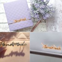 【LZ】☁  10 peças de Metal Personalizado Tag Etiquetas Personalizadas Etiquetas para Bagagem Bolsa Artesanal Pendurado Bolsa de Ombro Bolsa de Acessórios de Decoração