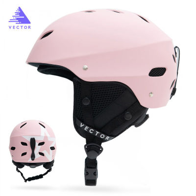 Men Women Ski Helmet Skiing Snow Safety Skateboard Snowboard Helmet Adjustable Protective Outdoor Skating Sports Helmet M L Size