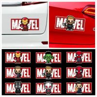 สติ๊กเกอร์รถบุคลิกภาพการ์ตูน KLNU Marvel