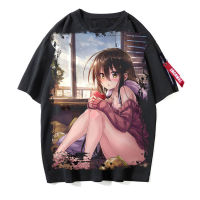 Shakugan No Shana เสื้อยืดผู้หญิงผู้ชายแขนสั้น Tshirt ฤดูร้อนเกาหลีรอบคอวัยรุ่น Casual Top Street สไตล์ Polyester