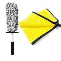 【cw】 Car Cleaning Set Non Handle Microfiber Drying Wheels Detailing Washing Styling Accessories ！