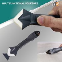 สาม-In-One เครื่องขูดโลหะเครื่องขูดแก้ว Sealant เกรียงเกรียงมุม Smoothing Scraper ภายในที่กรีดมุมชุดเครื่องมือ