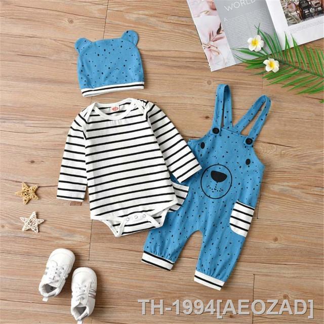 zafille-baby-set-para-rec-m-nascidos-bodysuit-listrado-romper-macac-o-dos-desenhos-animados-cal-as-chap-u-crian-as-meninos-roupas