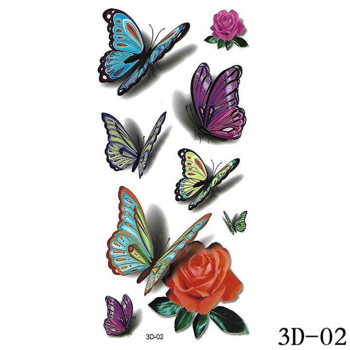 yf-1pcs-3d-butterfly-tattoos-stickers-rose-flower-girls-women-body-art-water-transfer-temporary-tattoo-sticker-arm-wrist-fake-tatoo