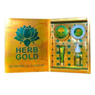 HERB GOLD เฮิร์บโกลด์ เซตอภิมหาโชค กล่องทอง ( ในกล่อง มี 4 ชิ้น )