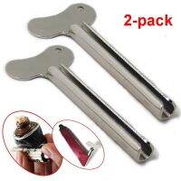 2PC Toothpaste Tube Squeezer Metal Stainless Steel Clamp Toothpaste Cosmetic Paint Extruder Dispenser Tooth Cleaning Accessories