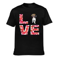 Love Beagle Dog Mens Short Sleeve T-Shirt