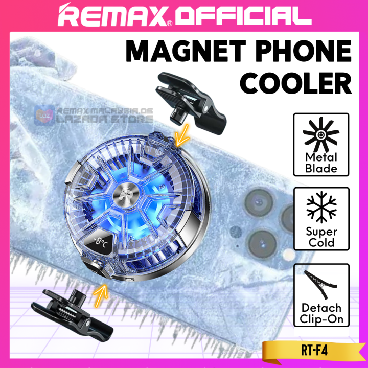REMAX OFFICIAL REMAX Clip Wired Phone Cooler Digital Display