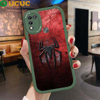 UCUC เคสสำหรับ Infinix 10/X682C ร้อน10 Play/X688C 11/X662ร้อน11 Play/X688B เคสมือถือการ์ตูน Spider-Man โลโก้ฝาหลังหนัง