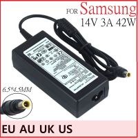 เครื่องชาร์จอุปกรณ์พลังงาน3A AC/อะแดปเตอร์ DC 14V สำหรับจอภาพ LED LC S27D390H S24D390HL Syncmaster + สายไฟ AC