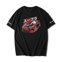 Toyota Supra T-shirt 100% cotton short sleeve t-shirt-Black