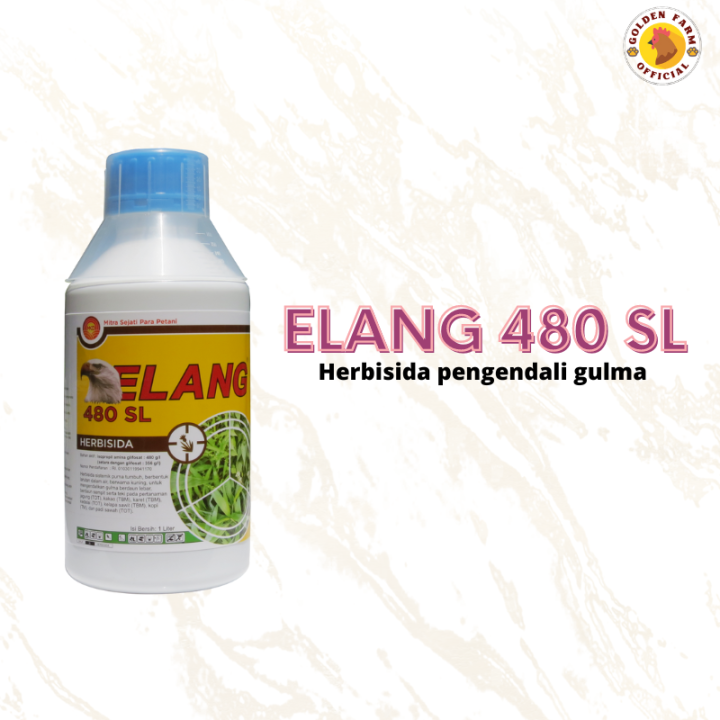 Elang 480 Sl Herbisida 1 Liter Pembasmi Rumput Liar Ampuh Sampai Akar