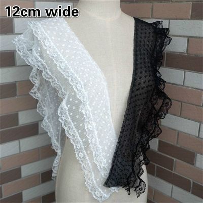 New Years Goods Embroidered Bordered Needlework Tulle Crafts Neckline Cuff Skirt Hem Sewing Fabric