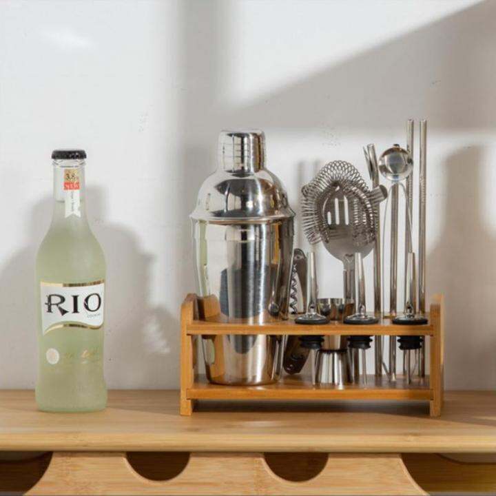 750ml-stainless-steel-cocktail-shaker-mixer-drink-bartender-browser-kit-bars-set-tools-with-wine-rack-stand