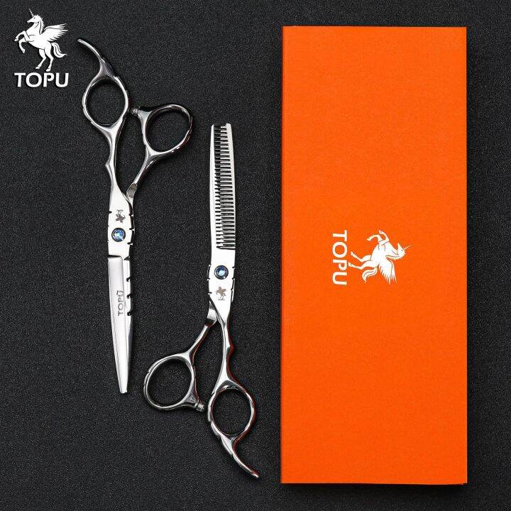 TOPU 6.0 inch SY25 hairdressing scissor for professional hairdressers