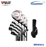 Champkey ไม้กอล์ฟครบชุด (MTG031) รุ่นใหม่ล่าสุด 2021 PGM VICTOR GOLF SET Flex R ให้เลือก คุณภาพ คุ้มค่าราคา  ถุงสีดำ