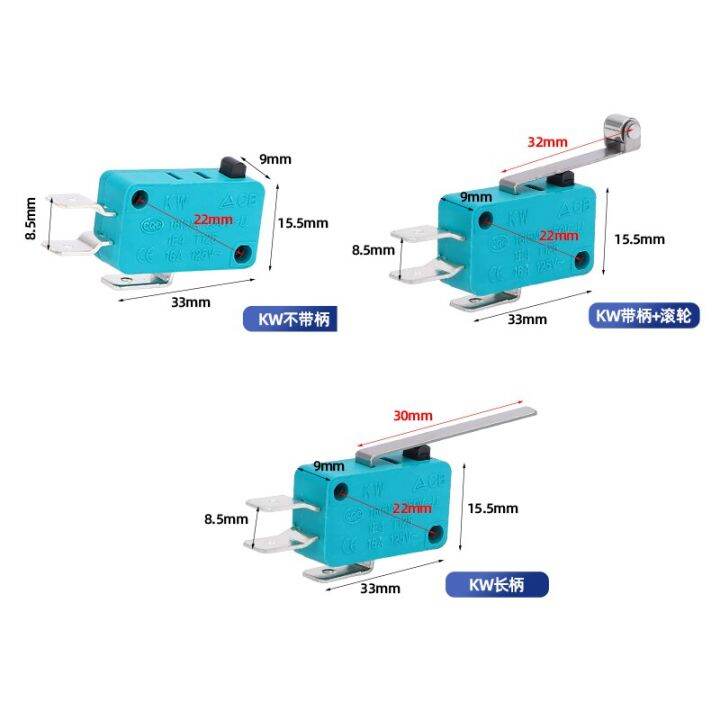 inching-บนสวิทช์มุมฉากพินสองขาไมโครสวิทช์สัมผัสแสง-kw3-0z-kw3-oz-สัมผัสสีเงิน16a
