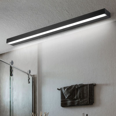 Modern Mirror Headlight Led Lamp Brushed Aluminum Waterproof Toilet Bathroom Wall Light Dresser Mirror Light Corridor Wall Light