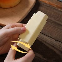 แบบพกพา Butter Storage กล่อง Solid Butter Stick Spreader โรตารี่ applicator ครัวเบเกอรี่เครื่องมือพลาสติก Butter Holder