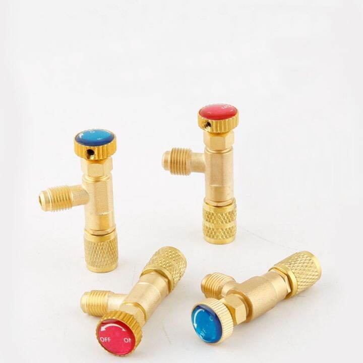 r410a-r22-refrigeration-tool-air-conditioning-liquid-safety-hose-valve-1-4-quot-5-16-quot-thread-air-conditioning-repair-and-fluoride