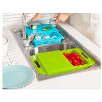 BF040 The kitchen sink chopping board Basket wash dish drop wash cut with one tank Chopping block 36.5x:23x:4.5cm