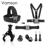 【New-store】 【Wireless】 【Fast-selling】 อุปกรณ์เสริมของ Vamson สำหรับฮีโร่8 7 6 5สายรัดหน้าอกกล่องเก็บรวบรวมรถจักรยานยนต์สำหรับ Yi 4K สำหรับ VS153C Eken