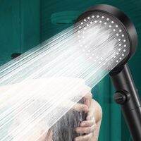 6 Modes Shower Head Adjustable High Pressure Water Saving Shower One-key Stop Water Massage Shower Head for Bathroom Accessories Showerheads