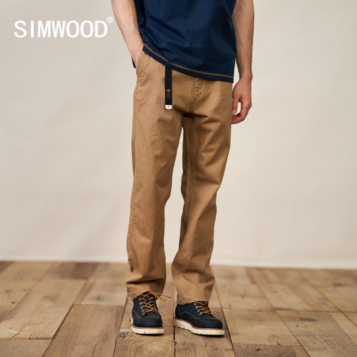 simwood-2022-musim-luruh-musim-panas-lelaki-seluar-lurus-longgar-patut-ls07-100-kapas-mudah-twill-seluar-kargo-vintaj-sl130118