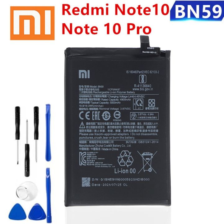 แบตเตอรี่-redmi-note10-note-10-pro-10s-note-10pro-global-bn59-4900mah-เครื่องมือฟรี-รับประกัน-3-เดือน