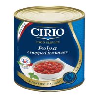 CIRIO Chopped Tomatoes 2500gm มะเขือเมศบรรจุกระป๋อง ของแท้นำเข้าจากอิตาลี ขนาด 2500 กรัม