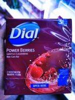 Dial Power Berries Gentle Cleansing Skin Care Bar Soap Antioxidant Daily Skin  113g. x 3ก้อน