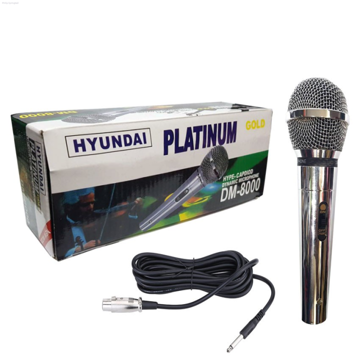 Hyundai Platinum DM-8000 Professional Dynamic Microphone | Lazada PH