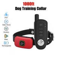 Rechargeable Trainer Display Collar Wide 1000Ft Electric Extra Collar Trainer Dog Remote Shock Range Dog Waterproof