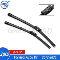 Wiper Front Wiper Blades For Audi A3 S3 8V 2012-2020 2013 2014 2015 2016 2017 2018 Windshield Windscreen Front Window 26"+18"