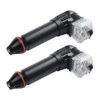 1 Pair USB Charg Bicycle Bike Cycling Turn Signal LED Handlebar Bar End Plugs Indicator Lights Sports Turn Lights