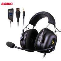 SOMIC G936N 7.1 Virtualชุดหูฟังเล่นเกมSurround Sound USB 3.5มม.หูฟังตัดเสียงรบกวนสำหรับPS4 PCเกมสำหรับXbox One