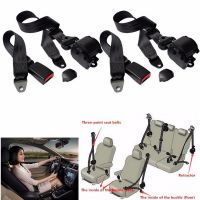 Seat Belt Mini Retractable 3 Point Extender Extension Buckle Lap And Diagonal Belt Quick Release Cam Lock Safety Accessories