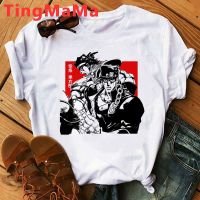 Jojo Bizarre Adventure Demon Slayer Jujutsu Kaisen Tokyo Revengers Clothes Men White T Shirt Grunge Plus