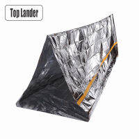 เต็นท์ที่พักพิงฉุกเฉินน้ำหนักเบา1-2คน Mylar Thermal Shelter เต็นท์หลอดกันน้ำสะท้อนแสงประหยัดความร้อน Survival Gear