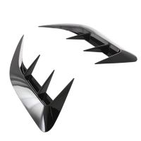 Glossy Black Rear Bumper Splitter Spoiler Rear Canard Trim for NX260 NX350H 2021 2022 Replacement Parts