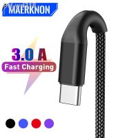 Type C USB Cable Fast Charging for Samsung Galaxy S20 S10 Plus Xiaomi Quick Charge 3.0 Mobile Phone Tablets USB C Charger Cables