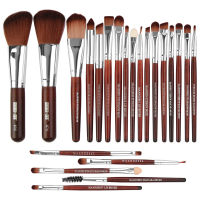 Professional Nylon Bristles 22 Pcs Makeup Brush Set With Wood Handle Concealer Eye Shadow Eyebrows Brushes Beauty Cosmetic Tools